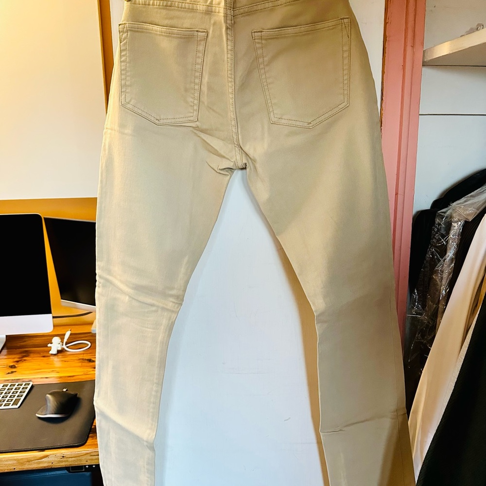 MINT GAP 1969 Denim 30/32 Skinny Stretch Khaki Twill Jeans